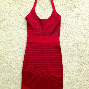 Bebe Red Bodycon Dress
